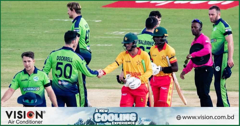 বার্লের ঘূর্ণি জাদু ও ব্যালান্স-উইলিয়ামসের ব্যাটে জিম্বাবুয়ের জয়